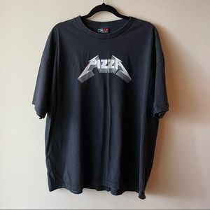 Black Pizza Graphic Tee